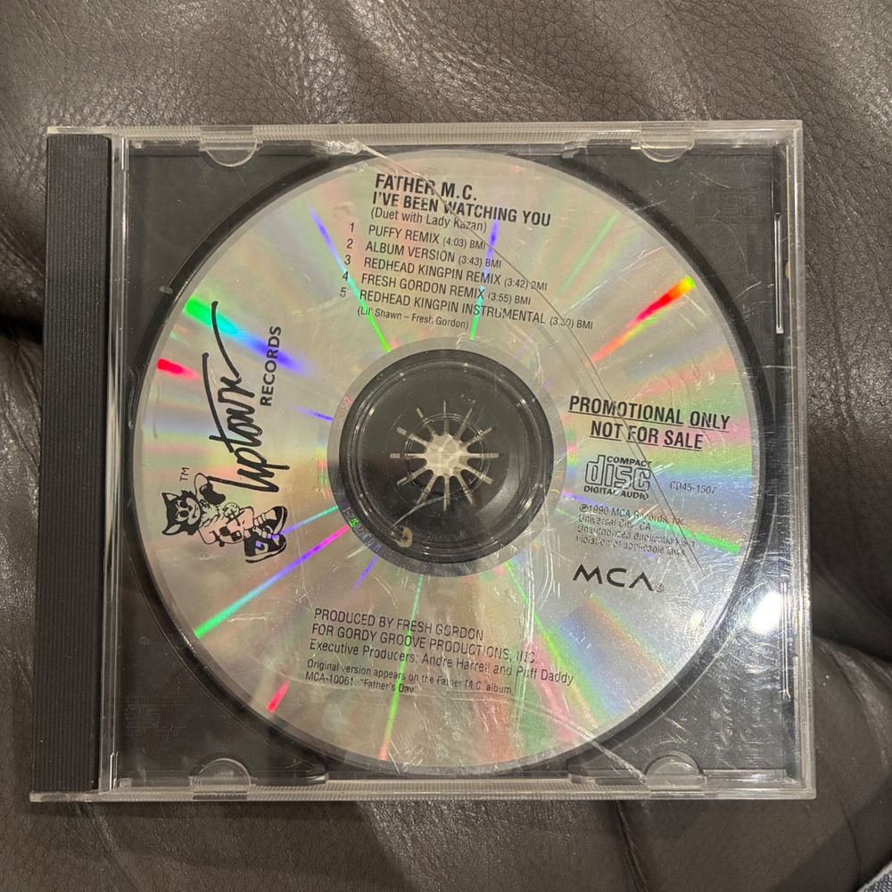 Father MC I've Been Watching You CD Single Promo 1990 Uptown MCA CD45-1507